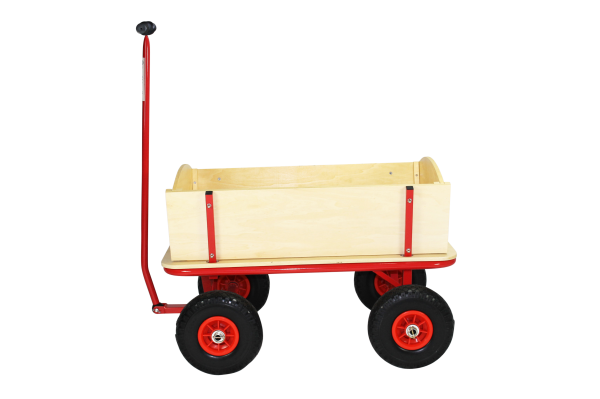 C-Ware Beachtrekker Style Holzbollerwagen, Handwagen, Leiterwagen