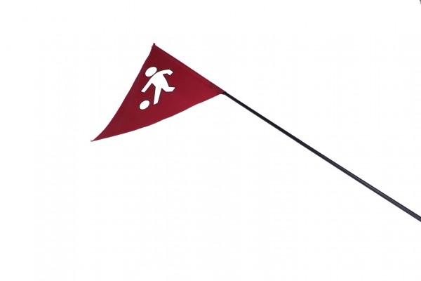 Streetbuddy flag, incl flagpole and pull out lock
