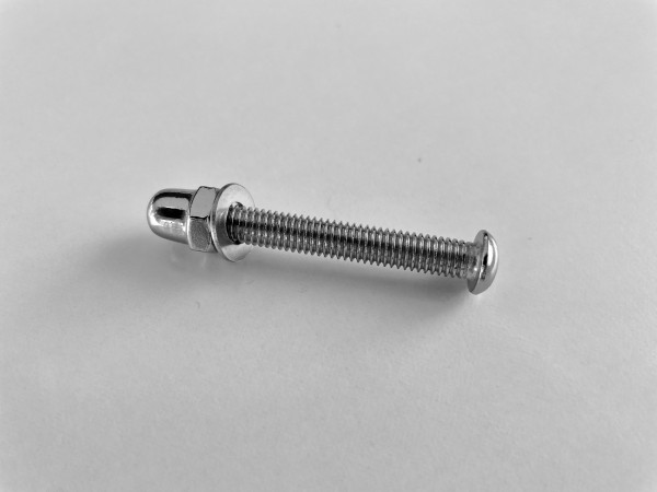 Stainless Steel Screw Washer and Nut, No. 2, longer, LiFe